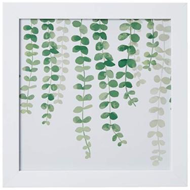 Imagem de Arte Maníacos Quadro Decorativo Samambaia Folhas - 65x46cm (Moldura em laca branca)