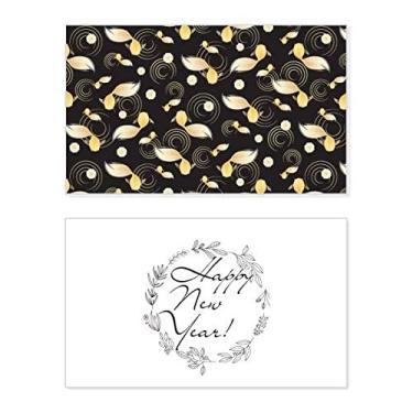 Imagem de Ripple Flowers Repeat Japan New Year Festival Cartão de felicitações Bless Message Present