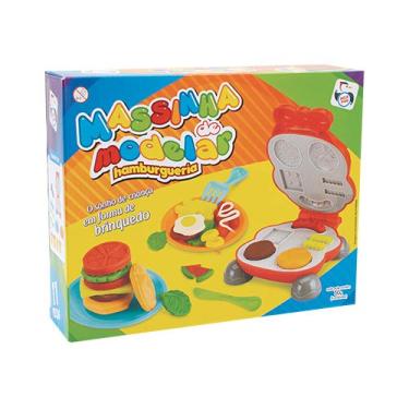 Imagem de Massa de Modelar Mega Massinha Churrasqueira Completa Pica Pau Brinquedos