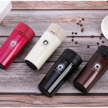 Imagem de Copo Garrafa Termico Vacuum Cup 380ml Café Chá Inox Moderna (Marrom)