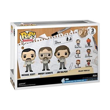 Imagem de Funko The Office Utica Prank Michael Scott Dwight Schrute and Jim Halpert Pop! Vinyl 3-Pack Limited Edition Exclusive