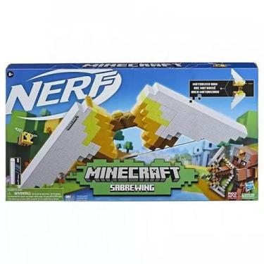 Imagem de Lançador Nerf Minecraft Sabrewing Arco Motorizado F4734 - Hasbro