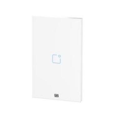 Imagem de Interruptor Touch Inteligente 1 Botao WI-FI 10A + RF com Placa 4X2 WEG Home Branco