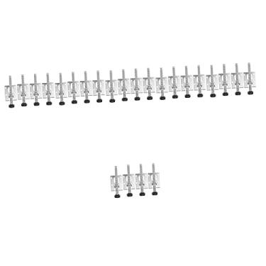 Imagem de DOITOOL 24 Peças Móveis Pernas Tamanho Pernas Sofá Geladeira L Sofá Pé Armário Elevador De Serviço Cadeiras Armário Tamanho Das Pernas Prateleiras De Mesa Cômoda Para Ajustador Nivelador