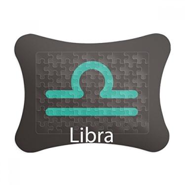 Imagem de Moldura de quebra-cabeça Constelação Libra de setembro, outubro, decoração de quadros, enfeite de quebra-cabeça