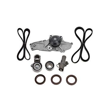 Imagem de Kit de correia dentada e bomba de água – Compatível com veículos Honda, Acura e Saturn – Accord, Odyssey, Pilot, TL, RL, MDX, Vue 3.5, 3.0, 3.7 – Substitui TKH002, TCKWP329, 19200-RDM-A02 19200-RDV-J01