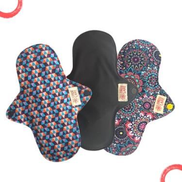 Imagem de Kit com 3 Absorvente ecológico normal 22 cm toque seco Circulare