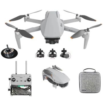 Imagem de Mini drone gimbal de 3 eixos com menos de 250 g, drone Gps com câmera gimbal de 3 eixos 4k para adultos, drone com modo Follow Me e retorno automático, mini drone com câmera para adultos 4k de longo alcance (drone + 3 baterias)