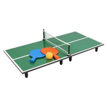 Mini Mesa de Ping Pong Dobrável 12mm Klopf - 1003 com Suporte e Rede - Mesa  de Ping Pong - Magazine Luiza