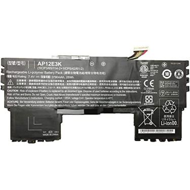 Imagem de Bateria do notebook 7.4V 28Wh AP12E3K Laptop Battery for Acer Aspire S7 191 Ultrabook 11-inch 1/CP3/65/114-2+1/CP5/42/61-2