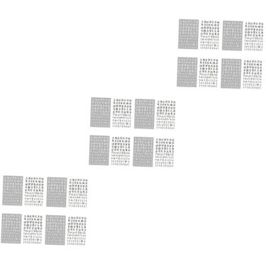 Imagem de Housoutil 12 Conjuntos adesivos de letras para unhas adesivos de arte para unhas de letras adesivos para unhas decoração adesivos de unhas adesivo de arte para unhas carta adesivo para unhas