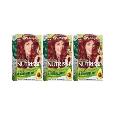 Imagem de Coloração Nutrisse 66.46 Rubi-Kit C/3Un