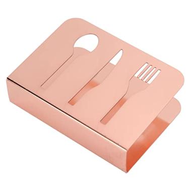 Imagem de Suporte de papel tetragonum para mesas de jantar em casa ou restaurante, porta-guardanapos pode colocar no quarto, cozinha, lounge, chá, sala de reuniões, suporte de guardanapo de aço inoxidável,