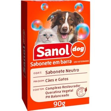 Imagem de Sabonete Cão/gato Neutro 90g Sanol