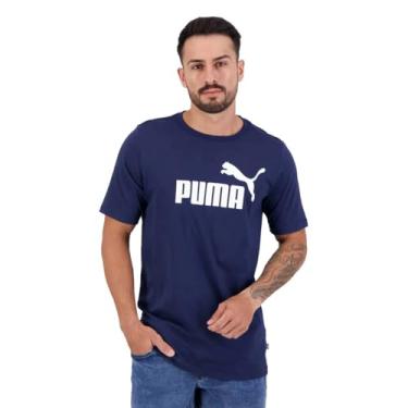 Imagem de Camiseta Puma ESS Logo Azul Marinho