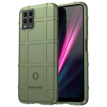 Imagem de Nakedcellphone Capa para T-Mobile REVVL 6X Pro 5G (2023) / REVVL 6 Pro 5G (2022), Special Ops Tactical Armor Rugged Shield Cover [anti-impressão digital, textura de aderência fosca] - verde-oliva OD