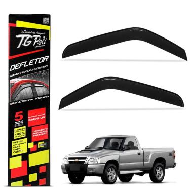 Imagem de Calha de Chuva S10 CS 1995 a 2011 Defletor Fumê Tgpoli