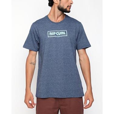 Imagem de CAMISETA RIP CURL MAMA BOX TEE - NAVY MARLE - GG-Masculino