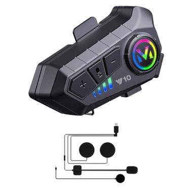 Imagem de DAGIJIRD Fone de ouvido Bluetooth para capacete, fone de ouvido Bluetooth sem fio para motocicleta