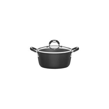 Imagem de Caçarola Tramontina Mônaco Induction Alumínio Antiaderente Starflon Preto 22 Cm 3,5 L T...