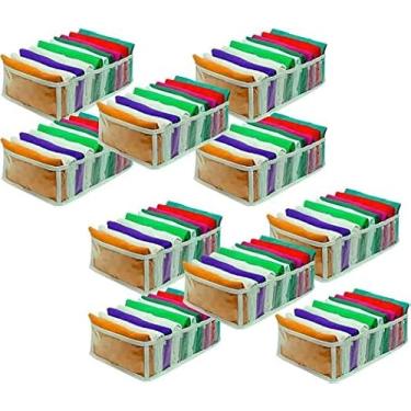 Imagem de Colmeia Organizadora de Gaveta Kit 10 peças G para camisetas - 10G