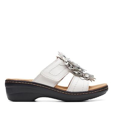 Imagem de Clarks Merliah Raelyn feminina, Couro branco, 36