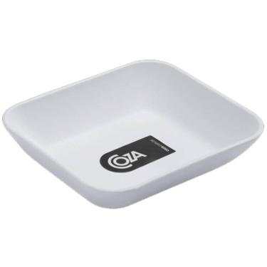 Imagem de 40 Pratos para Petiscos Essential Coza 10x9cm Branco Sushi M