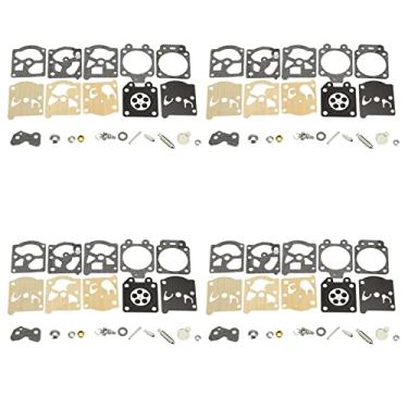 Imagem de Kit de reparo de agulha de junta de diafragma de carburador para peças de reposição WA WT K20-WAT (4 conjuntos)