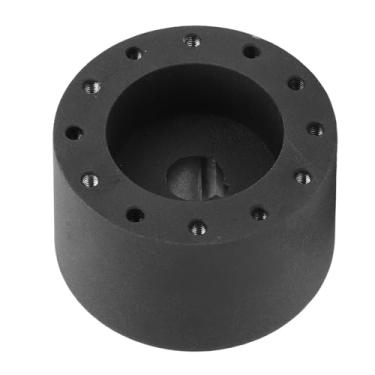 Imagem de Adaptador de Cubo de Volante de Barco, Estrutura de Metal de 6 Furos Adaptador de Cubo Preto de Barco Marinho Com Chaveta de 3/4 Polegadas Com Furos de Parafuso de 5 Mm, para