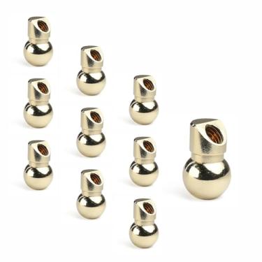 Imagem de DCYCBTH 10 peças M6 12 mm Bocais de refrigeração de esfera de latão trava de parafuso para tornos CNC, fresadoras, máquinas-ferramentas, máquinas de dobra de pedra e máquinas de entalhar joias bocais