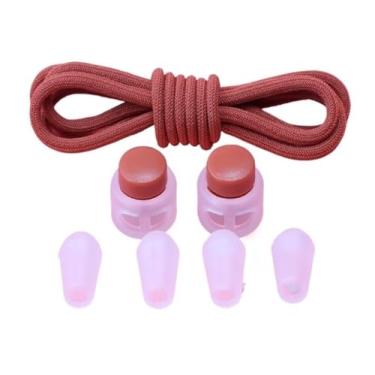 Imagem de No Tie Shoelaces Rubber Band For Shoes Round Elastic Laces Sneakers Lazy Sport Laces Without Binding Shoestrings(Brown)