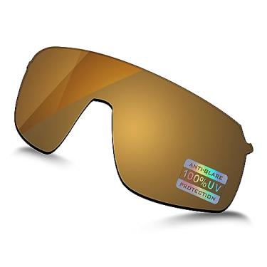 Imagem de Bowyer Lentes de reposição polarizadas para óculos de sol Oakley Sutro Lite OO9463 - Bronze Mirorr