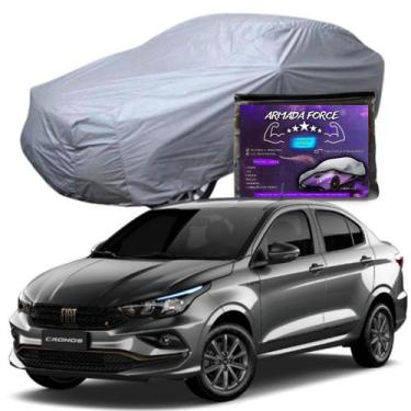 Imagem de Capa De Cobrir Carro Fiat Cronos Forrada Impermeável Armada Force - Ar