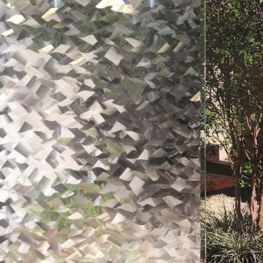 Imagem de Pelicula Adesiva Eletrostatica 3D para Box de Vidro Ondas de Fogo 190x