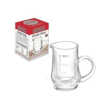 Imagem de Jarra dosadora de 100 ml  copo dosador graduado de vidro - Dlee