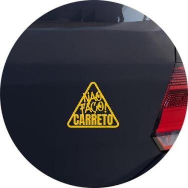 Imagem de Adesivo de Carro Não Faço Carreto! - Cor Vermelho - Melhor Adesivo, Am
