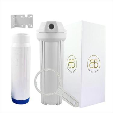 Imagem de Kit Filtro Água Completo Refil Recarregável Resina Mista - ROYAL B&B, 