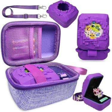 Imagem de JCHPINE Hard Carrying Case and Silicone Cover for Bitzee Magicals Interactive Digital Pet, Accessories Case for Bitzee Magicals Virtual Electronic Pets (Purple)