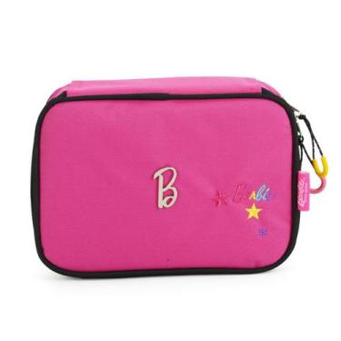 Imagem de Estojo Box Quadrado Barbie Basic Rosa - Luxcel
