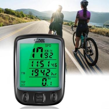 Imagem de Ciclocomputador de Bicicleta com Display Claro e Luz Noturna LED - REL