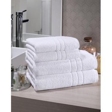 Imagem de Kit 4 Toalhas de Banho Gigante Hotel Pousada Lufamar 450gr/m² - Dubai