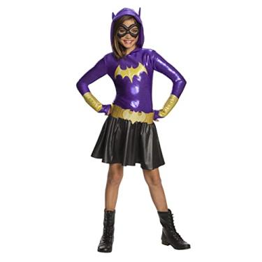 Imagem de Rubie's DC Super Hero Girls Hoodie Dress Childrens Costume, Batgirl, Large