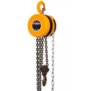Imagem de Talha Manual com 5metros de corrente e 1T de capacidade. - Bull