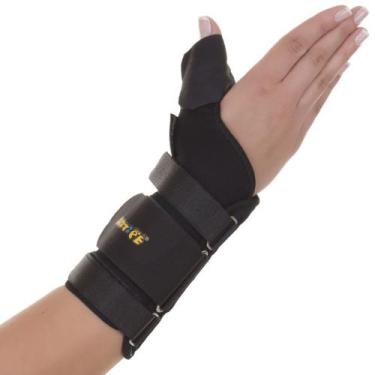 Imagem de Ortese Para Punho Neoprene Com Tala Tendinite Polegar Preto Artipé - A