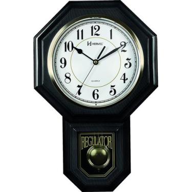 Imagem de Relógio De Parede Pêndulo Eletrônico Musical Gravatinha 5304 - Herweg,