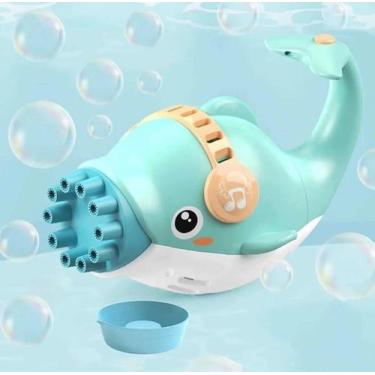 Imagem de Máquina De Sopro Automática De Sabão Com Bolha. - FUN GAME (Azul) - Fu