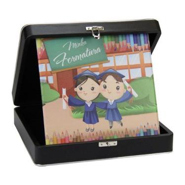 Imagem de Álbum de Fotos Formatura Infantil Escola c/ Estojo 20x25 - 65185 - TUD