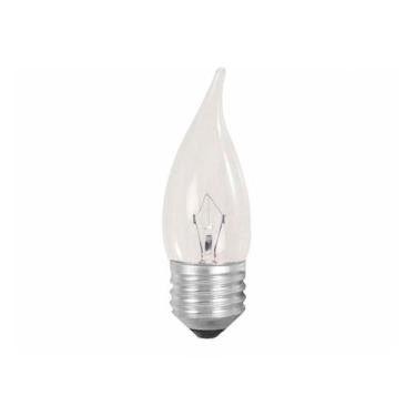 Imagem de Lâmpada Incandescente Vela Bico Torto Clara E27 25W 127V Toplux - TOPL