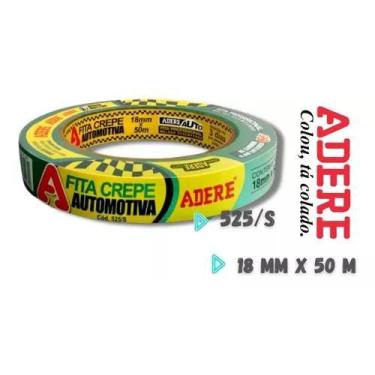 Imagem de Fita crepe automotiva verde 525 18mmx50m - adere