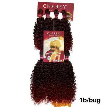 Imagem de Cabelo 100% Fibra Orgânica Cacheado Curto Afro Goivo Cherey - bbless, 